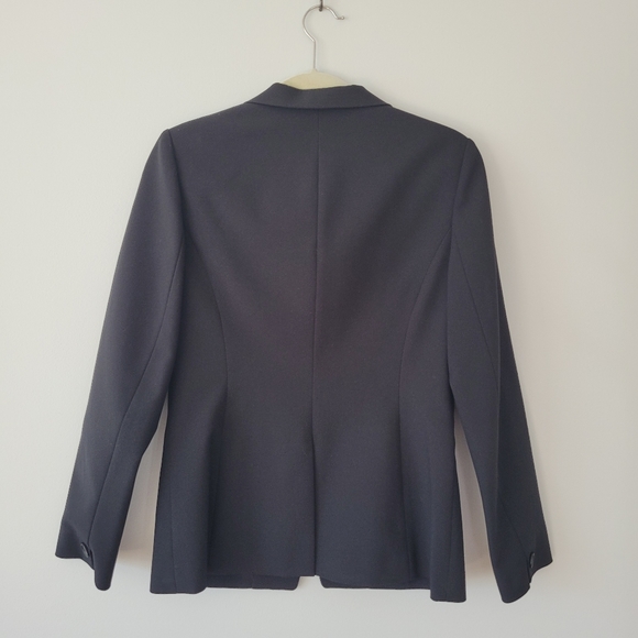 COUR CARRE Black Peak Collar Blazer Jacket - Picture 2 of 8